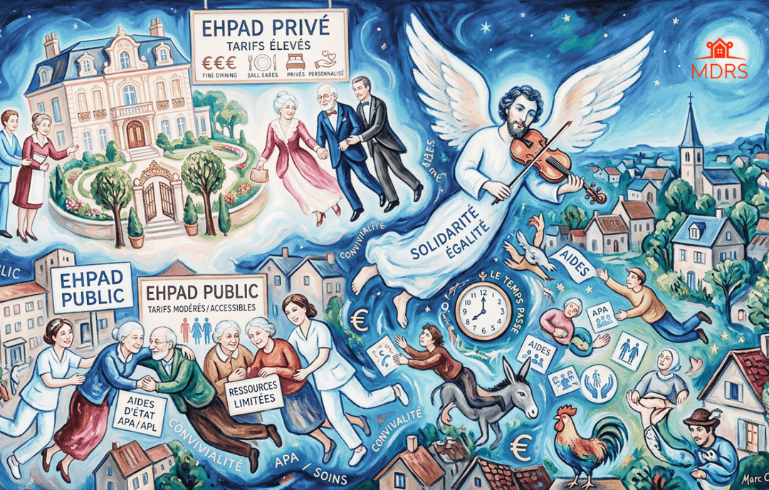 EHPAD public ou privé : tarifs, aides et différences de statut
